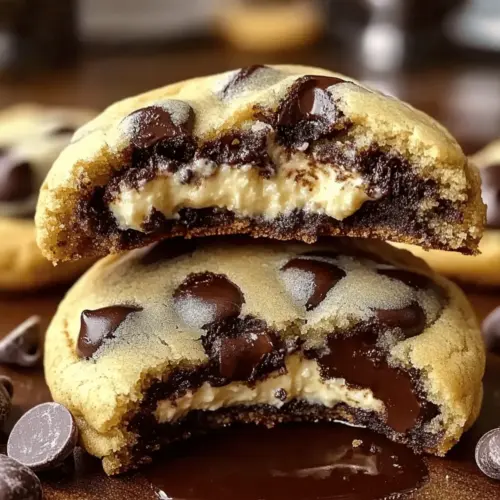 Cheesecake Stuffed Chocolate Chip Cookies