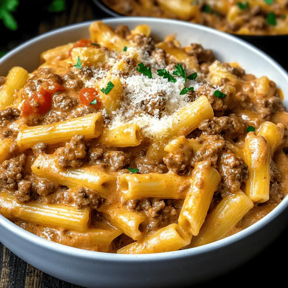 Creamy Beef Pasta Recipe