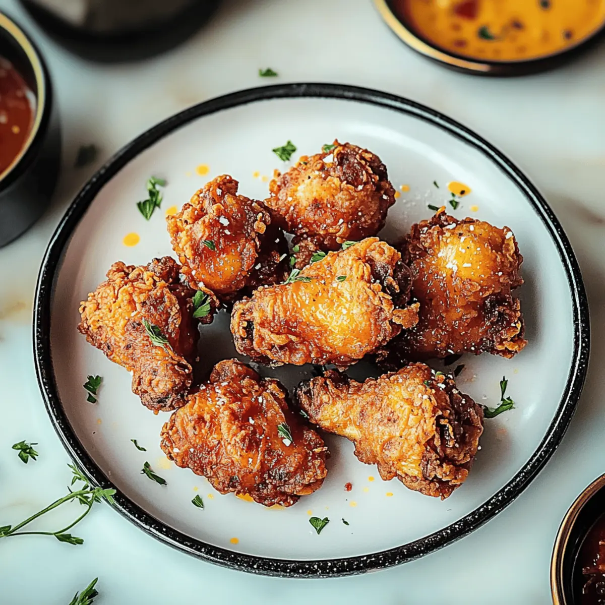 Crispy Spicy Buttermilk Fried Chicken