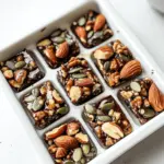 Dark Chocolate Nut Squares