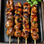 Thai Coconut Chicken Skewers