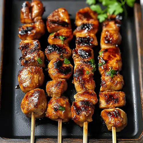 Thai Coconut Chicken Skewers