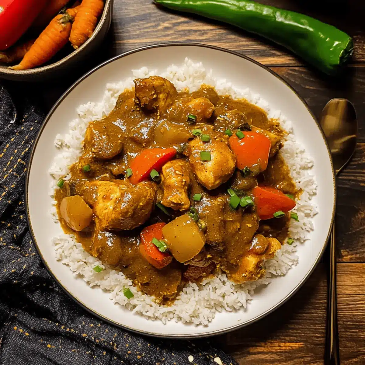 Authentic Jamaican Curry Chicken