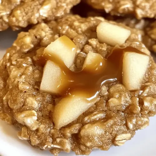 Caramel Apple Oatmeal Cookies