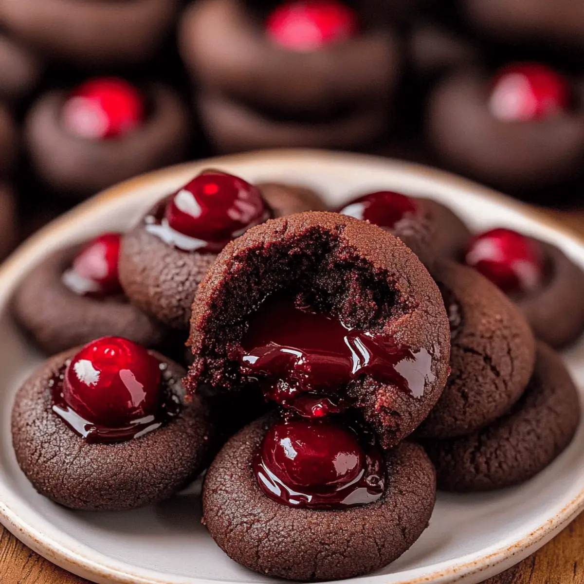 Chocolate Cherry Cookies