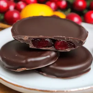 Chocolate Covered Cranberry Sauce