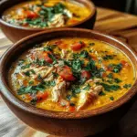 Creamy Pumpkin Chicken Soup Delight