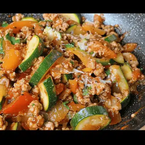 Italian Ground Turkey & Veggie Skillet