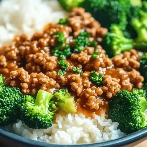 Sweet and Spicy Ground Turkey & Broccoli Bowls