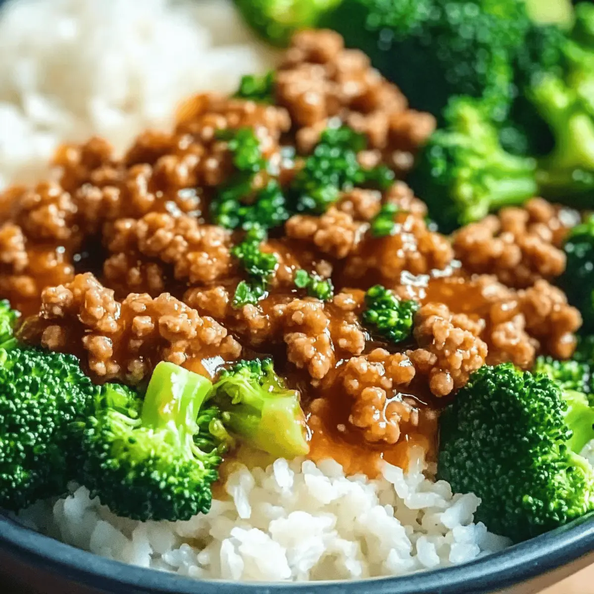 Sweet and Spicy Ground Turkey & Broccoli Bowls