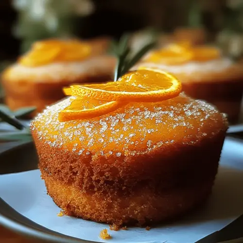 orange ginger honey cakes