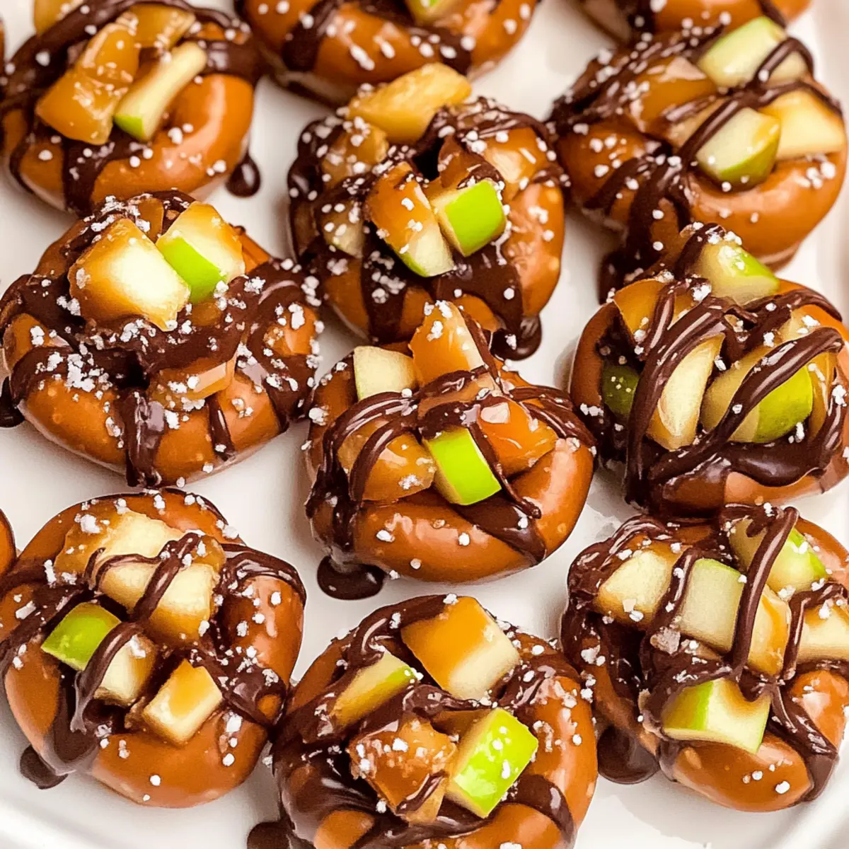 Sweet & Salty Caramel Apple Pretzel Bites Recipe