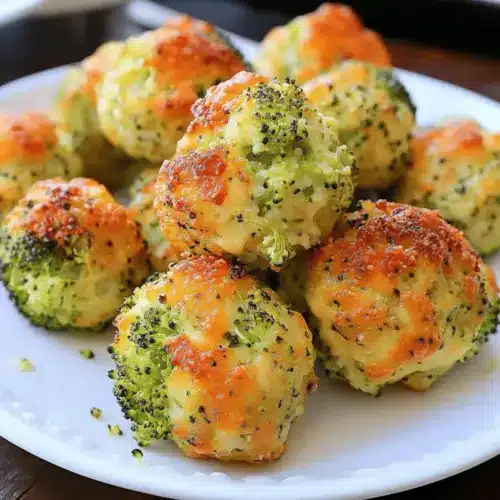 Baked Broccoli Cheese Balls