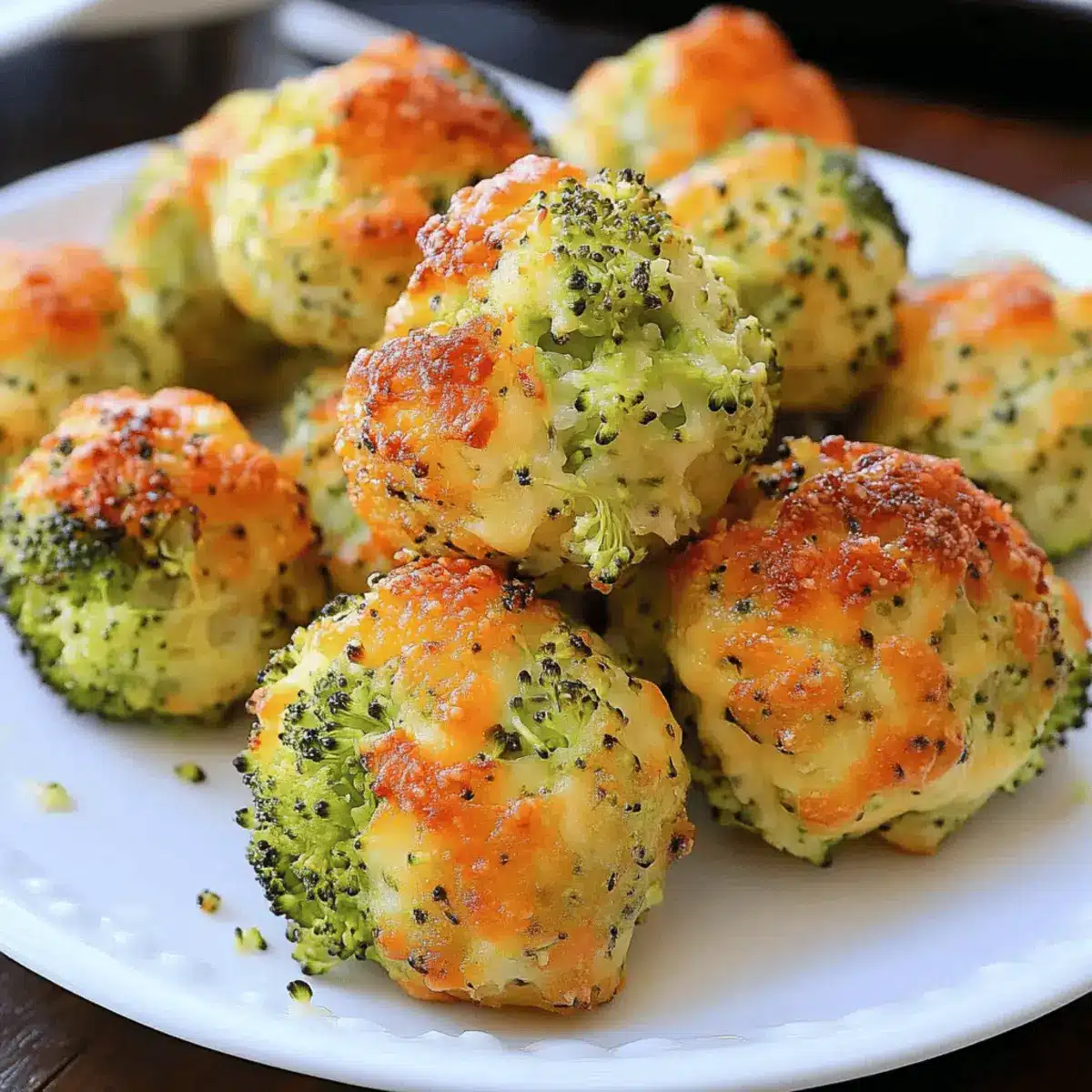 Baked Broccoli Cheese Balls