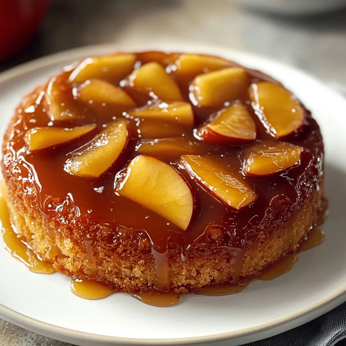 Caramel Apple Upside Down Cake