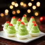 Cutest Christmas Deviled Eggs