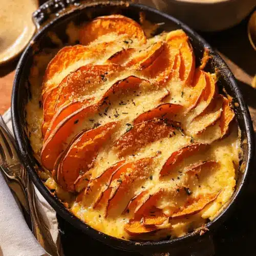 Easy Scalloped Sweet Potatoes