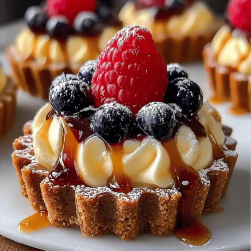 Elegant White Chocolate Mousse Tartlets