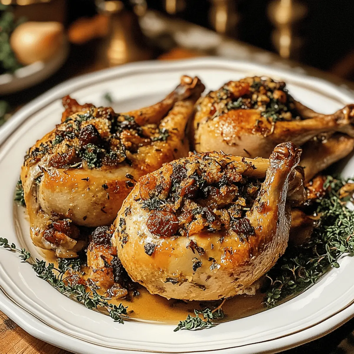 Stuffed Cornish Game Hens