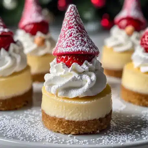 Gnome Mini Cheesecakes