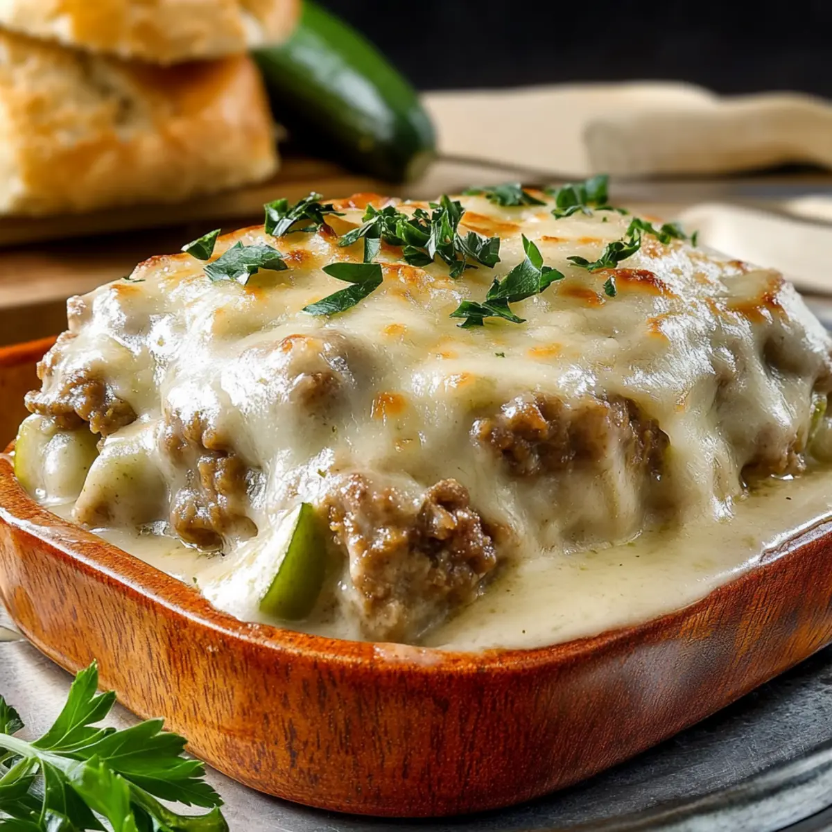 Hamburger Gravy on Toast Recipe