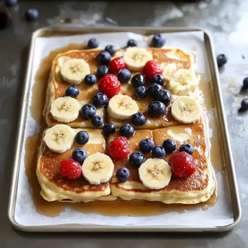 Sheet Pan Pancakes recipe