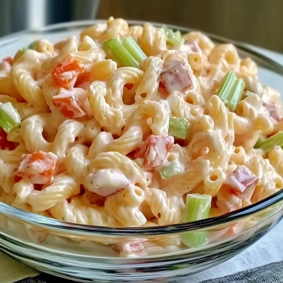 Pink Cadillac Pasta Salad