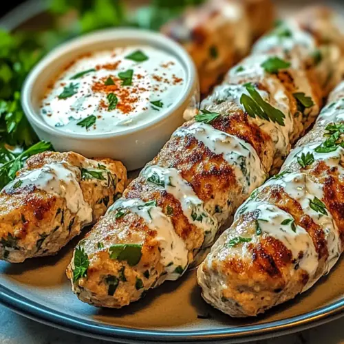 Juicy Chicken Kofta with Garlic Yogurt Sauce for Flavor Lovers