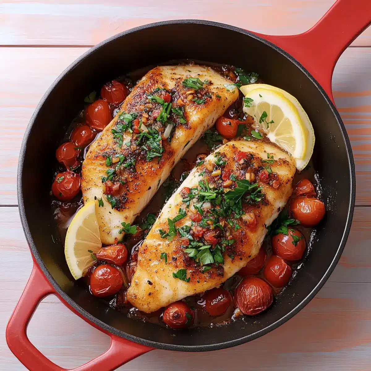 Baked Old Bay Garlic Butter Cod