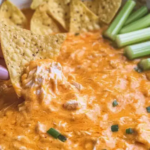 Crockpot Buffalo Chicken Dip