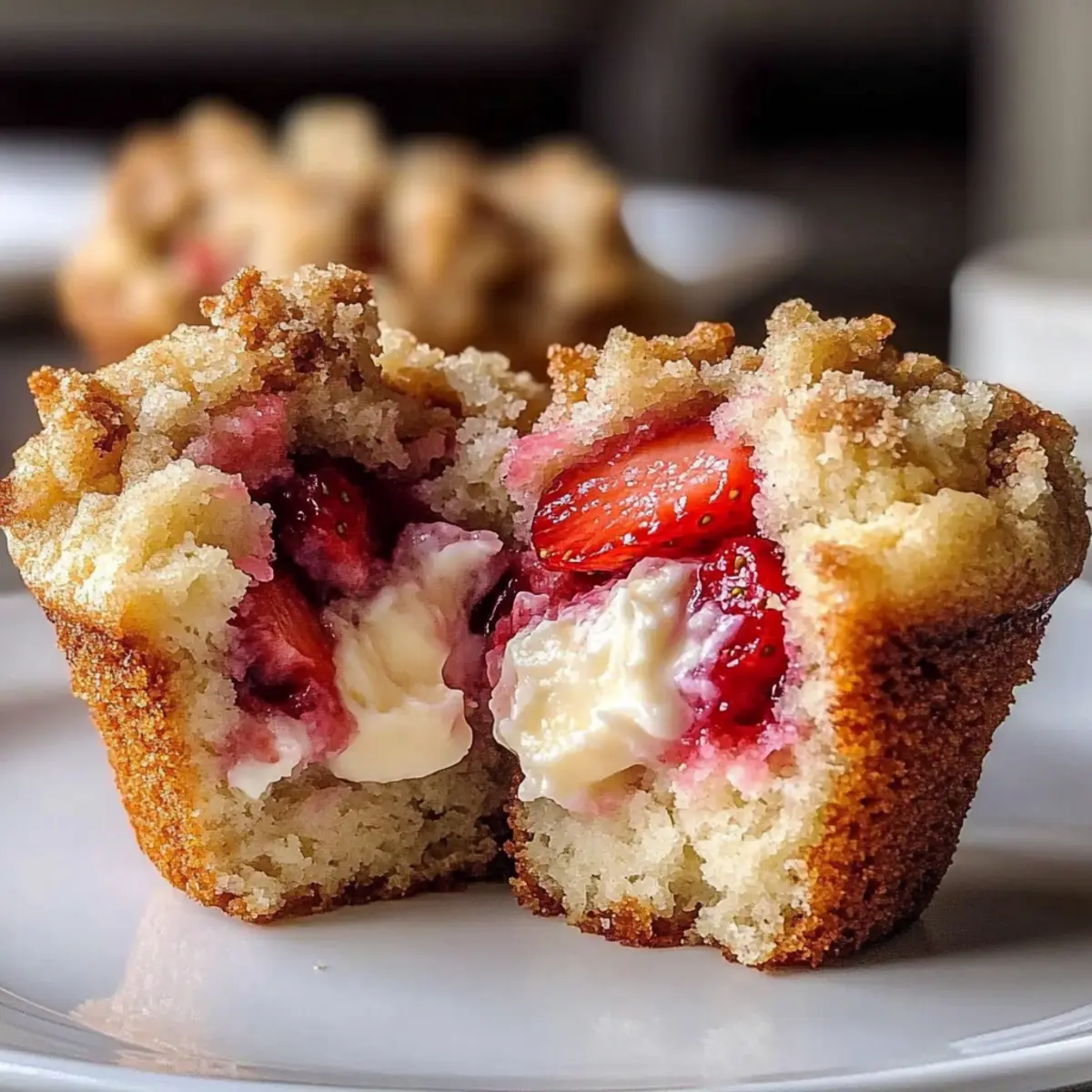 Strawberry Cream Cheese Muffins