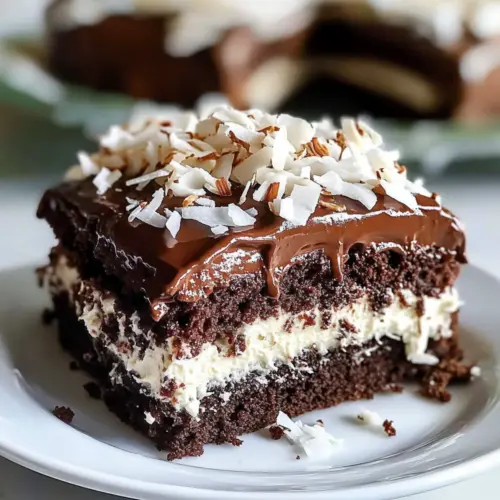 Mounds Poke Cake