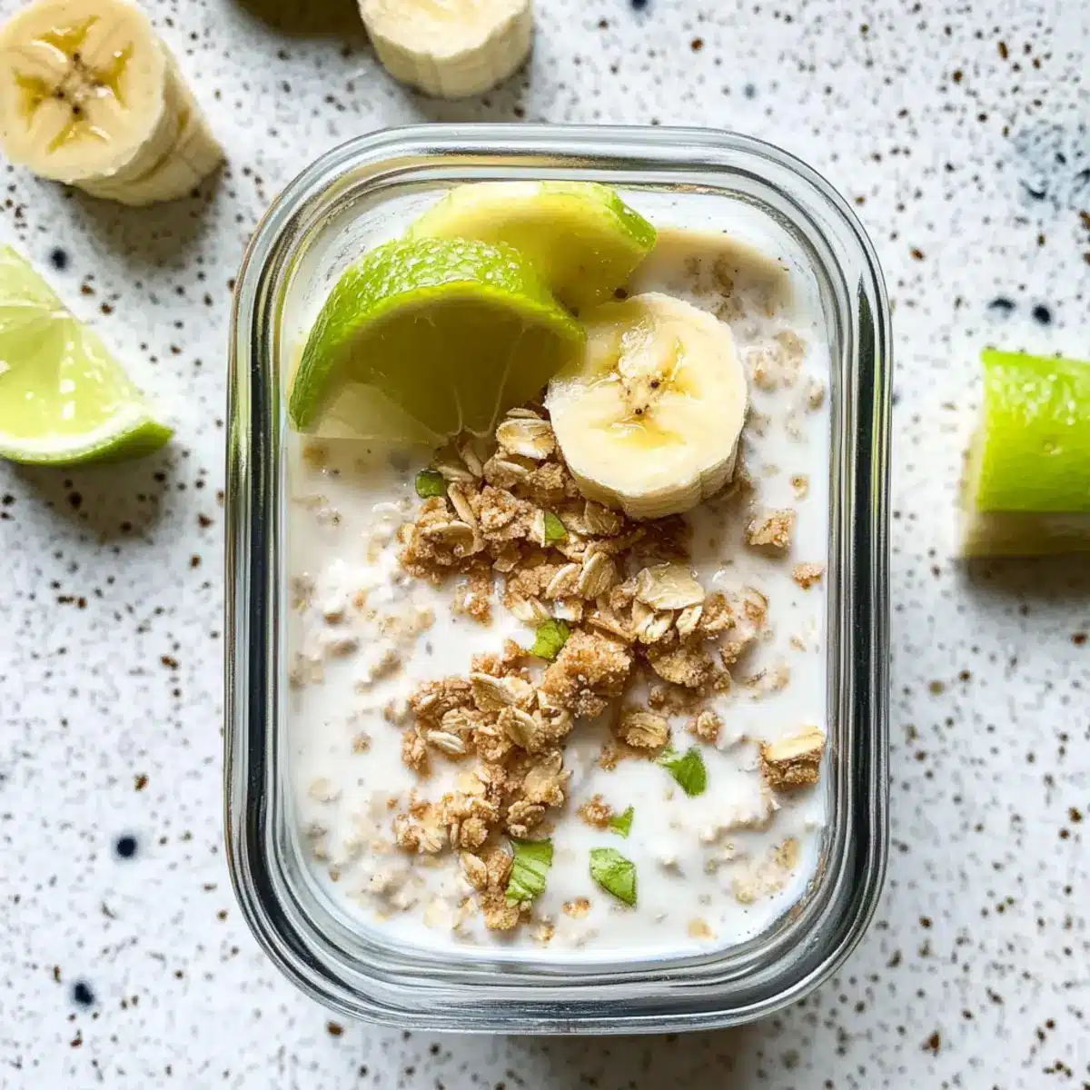 Gluten Free Key Lime Pie Overnight Oats