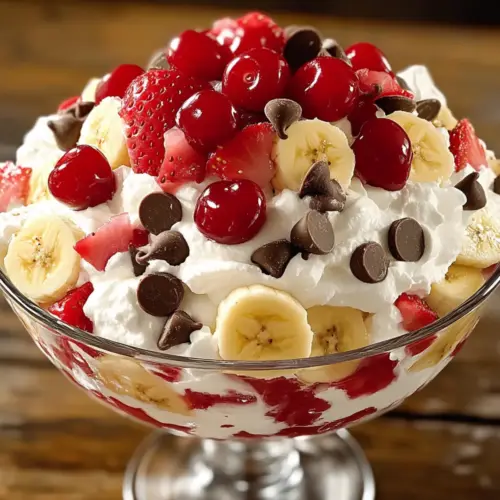 Banana Split Fluff Salad Recipe