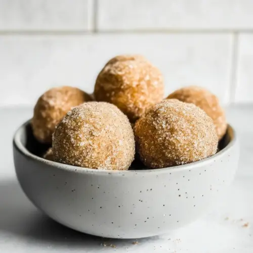 Caramel Snickerdoodle Protein Balls