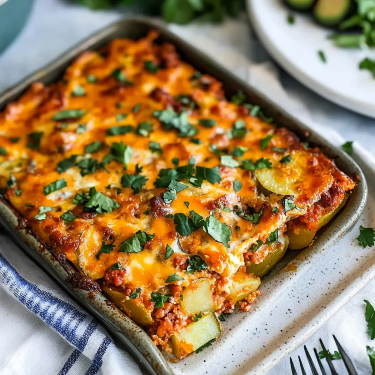 Chorizo & Potato Egg Casserole