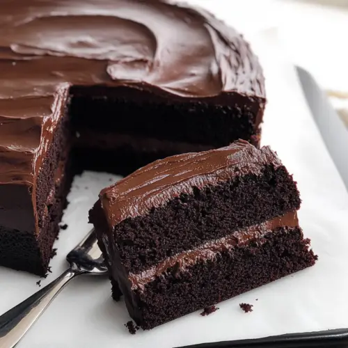 Moist & Fudgy Chocolate Cake