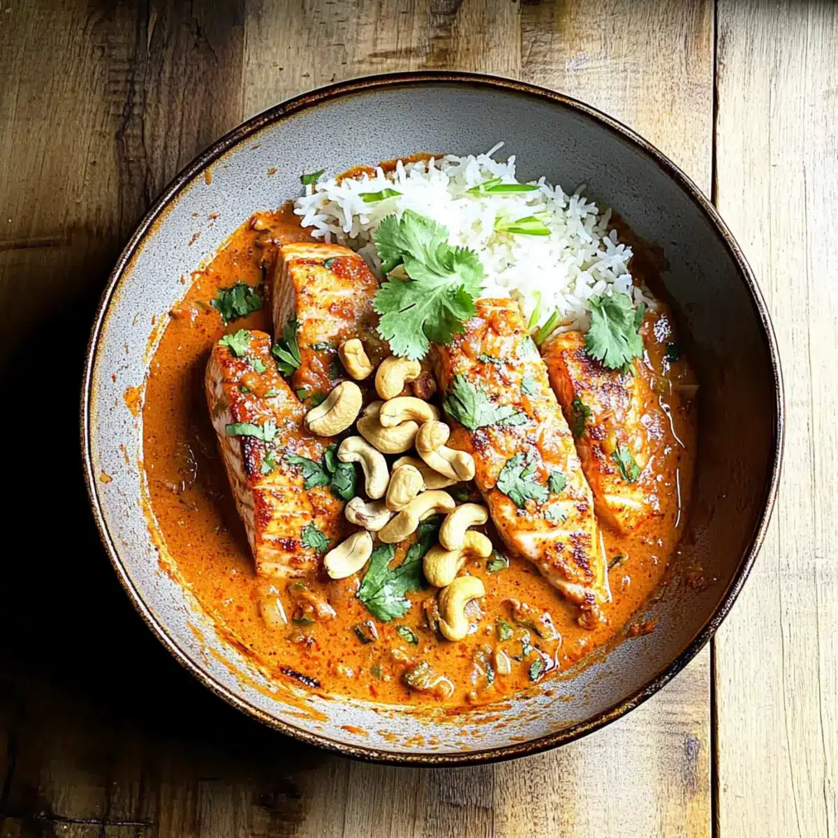 Easy Butter Salmon Curry