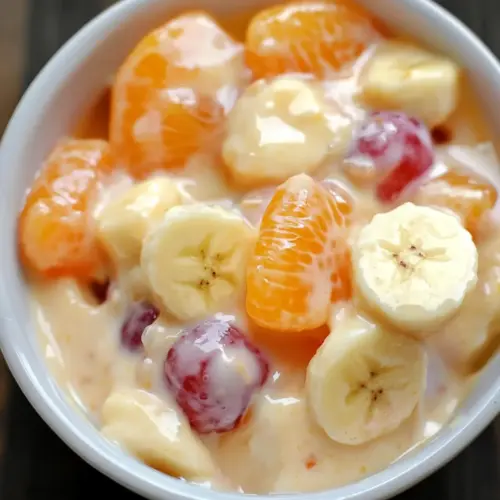 Orange Cream Fruit Salad