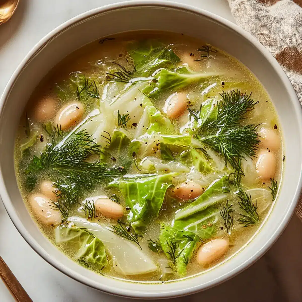 Lemon Dill Cabbage Soup