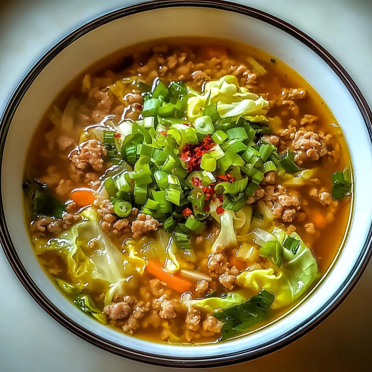 One-Pot Egg Roll Soup