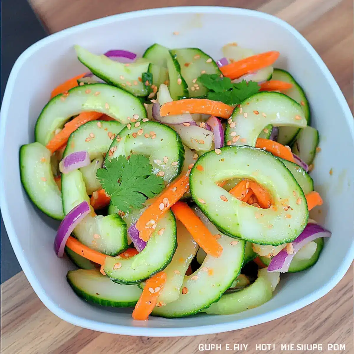 Tangy Spicy Thai Cucumber Salad