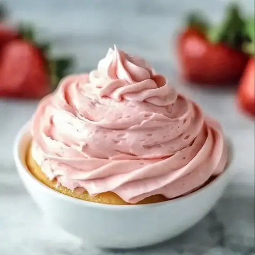 Strawberry Marshmallow Frosting