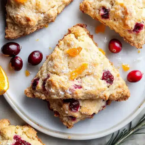 Gluten Free Cranberry Orange Scones