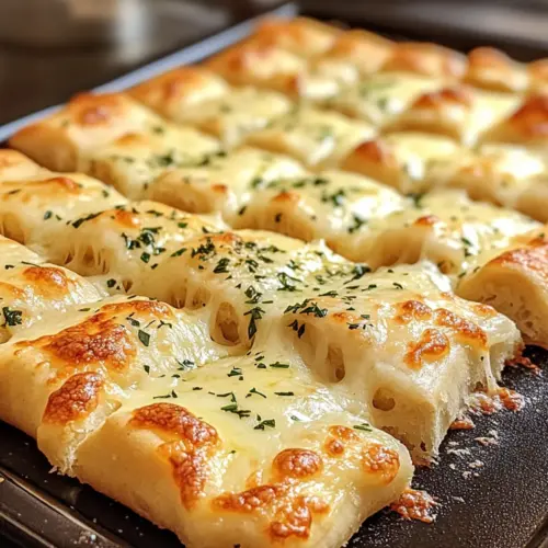 Sourdough Cheesy Breadsticks