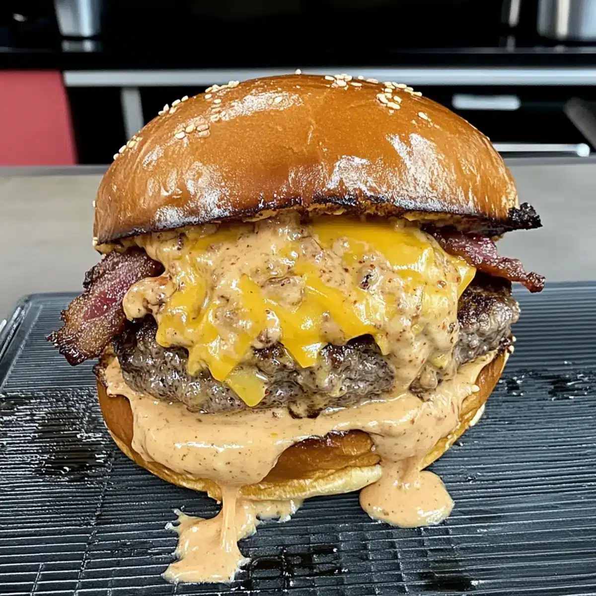 Smash Burgers with Baconnaise Sauce