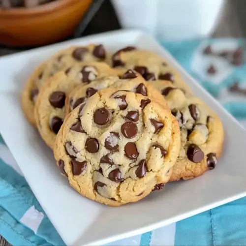 Thick Chewy Chocolate Chip Cookies