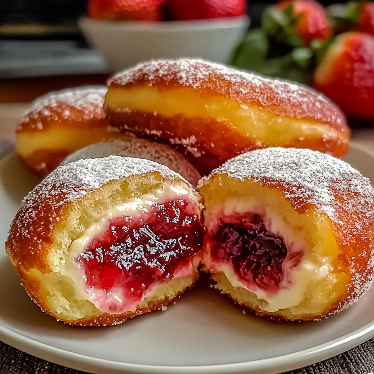 Strawberry Cheesecake Donuts