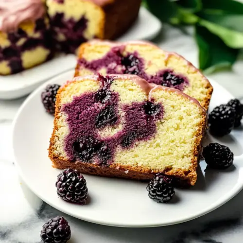 Blackberry Pound Cake