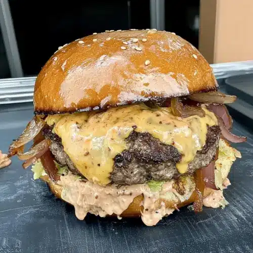 Smash Burgers with Baconnaise Sauce